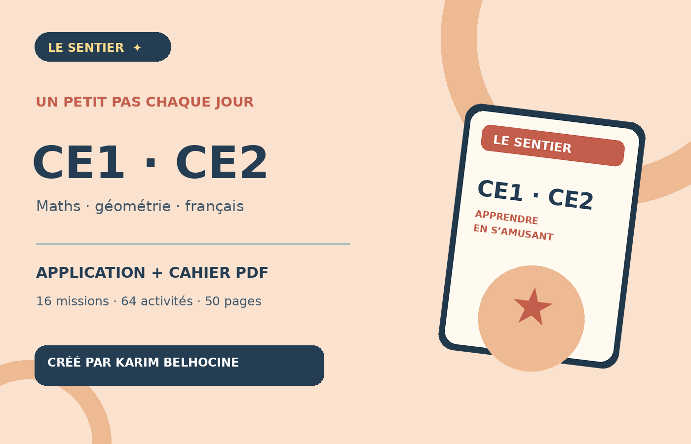 Couverture du parcours CE1 et CE2