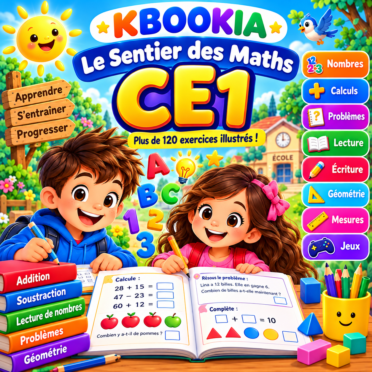 Couverture Le Sentier des Maths CE1
