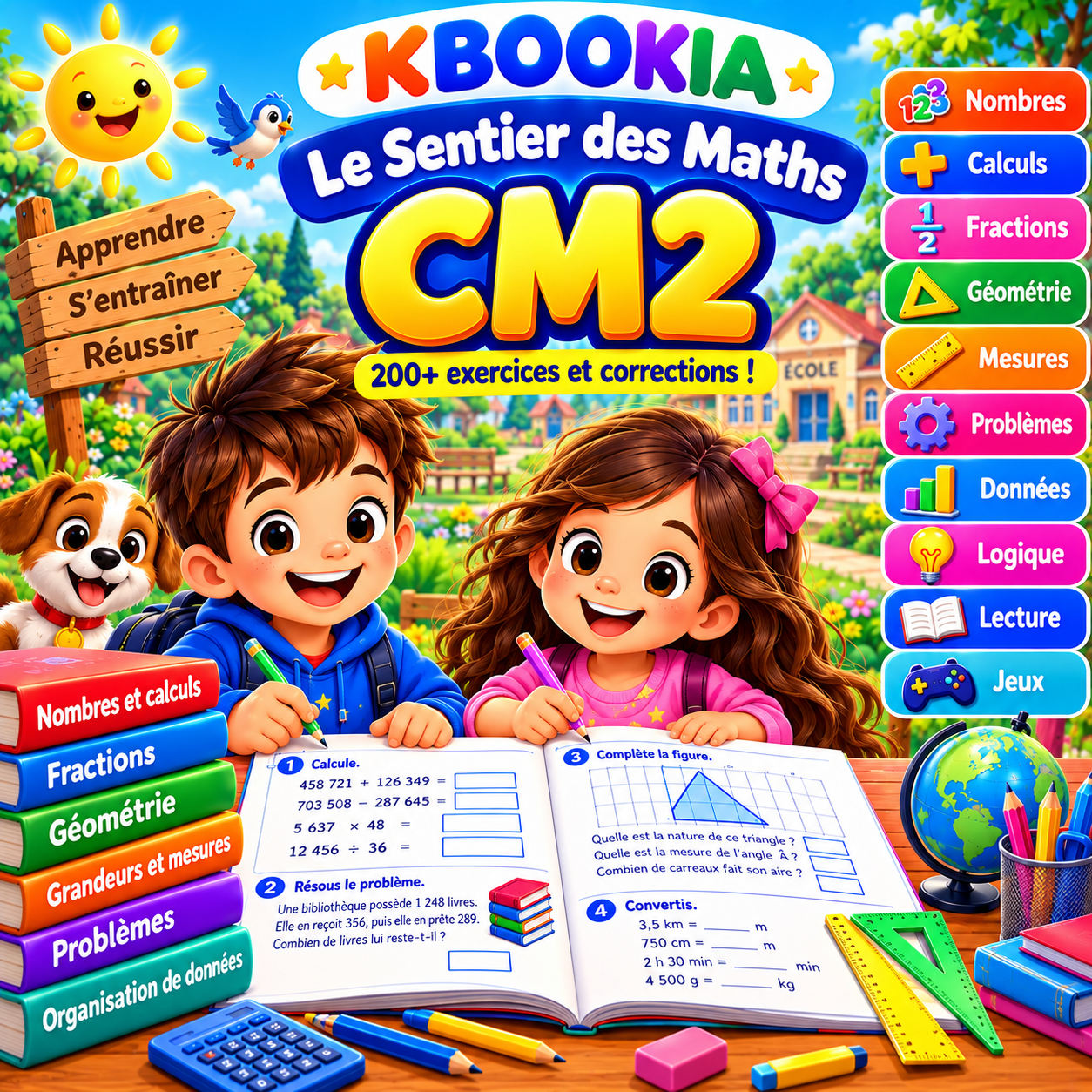 Couverture Le Sentier des Maths CM2