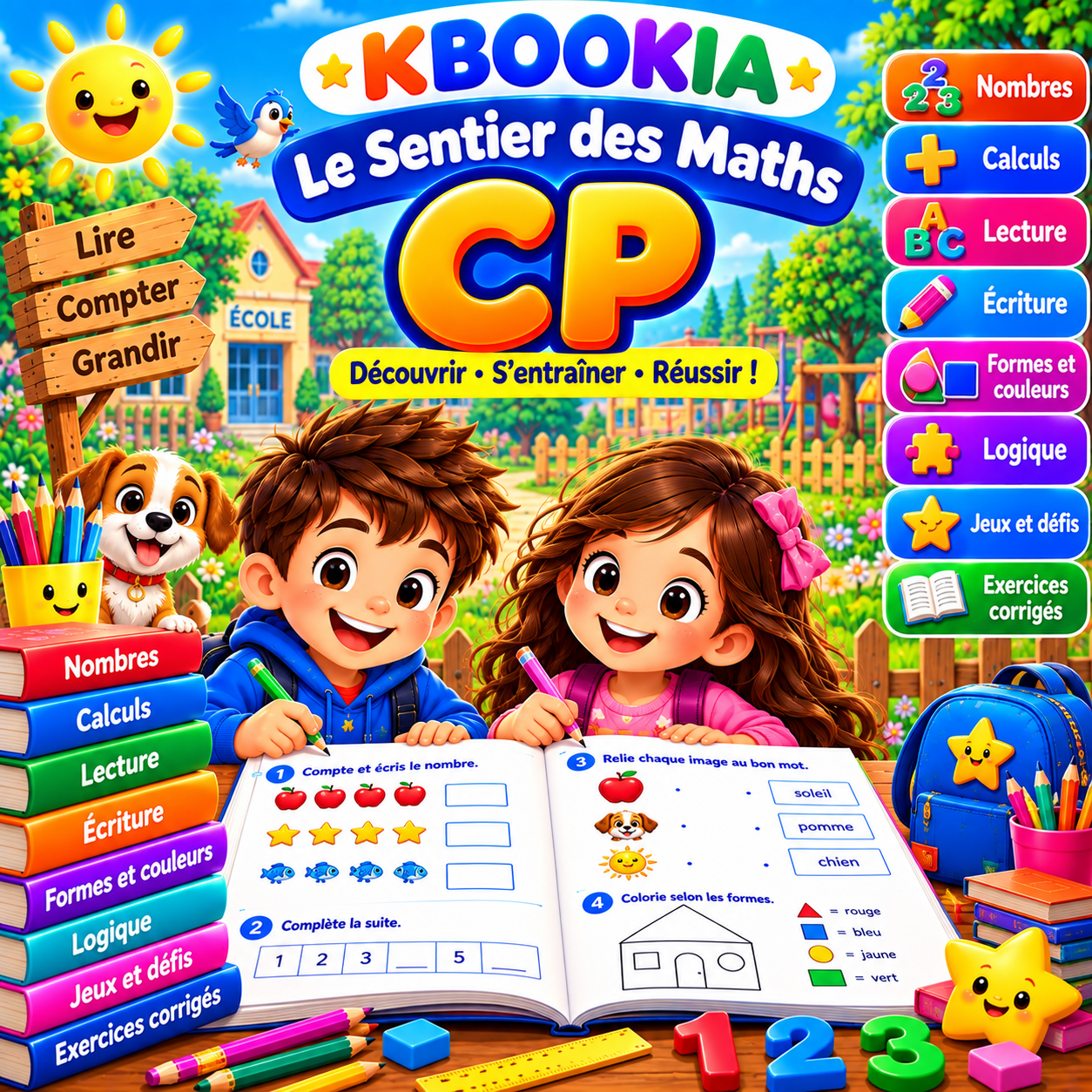 Couverture Le Sentier des Maths CP